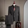 Traje Traje Hombre Talla Grande Casual Comercio Transfronterizo Comercio Exterior Cielo Estrellado Engrosado Traje de Negocios Otoño e Invierno Traje de Alta Gama