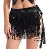 Cadena de Cintura con Flecos de Lentejuelas para Danza del Vientre Danza India Bohemian Encaje con Cordones Pañuelo para Caderas con Lentejuelas Pañuelo de Cintura Falda de Lentejuelas con Flecos