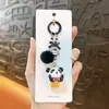Cadena Creativa Nueva de Bambú Panda con Cuentas para Llavero de Teléfono Colgante Lindo para Bolso Accesorio para Funda de Teléfono Pequeño Regalo