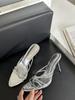 Sandalias Doradas Retro Francesas para Mujer con Tiras Finas y Faldas a Juego, Tacones Altos Sexys de Punta Abierta para Uso en Exteriores