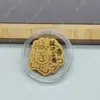 Adesivo para Celular de Ouro Puro 999 com 2mg de Ouro, "Princesa, Por Favor Fique Rica," "Tesouro, Dinheiro Importa," "Não Fique Bravo," Adesivo Criativo para Presente