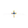 Liga de Titânio ASTMF-136 Zircônia Redonda Mini Corações Cromados Titânio G23 Rosca Interna Zircônia Stud de Lábio Piercing Cabeça