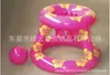 Productos inflables portería inflable de PVC aro de baloncesto inflable redondo portería de fútbol, Red de fútbol