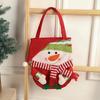 Nuevo bolso de mano de muñeco de Navidad de dibujos animados, lindo colgante de bolsa de dulces para niños, bolsa de regalo de frutas de Navidad para Nochebuena