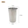 Caneca de Cerveja de Aço Inoxidável 304 Camada Única para Bebidas Frias de Verão Caneca Livre Caneca de Café com LOGO Impresso Amazon Transfronteiriça