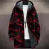 2025 Estación Independiente Transfronteriza Halloween Hawaiano Casual 3D Personalizado Manga Corta Chaqueta Larga de Algodón para Hombre Estilo Holgado