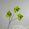 Ramo de rosas artificiales de 3 cabezas, ideal para decoración de bodas, materiales para manualidades, flores artificiales para paisajismo, adornos decorativos, venta al por mayor