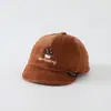 Gorro de Bebé Pingüino Pequeño Super Lindo Gorra de Pico de Pato para Bebé Estilo Celebridad de Internet Nueva Gorra de Béisbol de Pana de Ala Suave para Otoño e Invierno