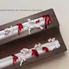 Decoraciones de Moños Satinados Translúcidos para Uñas Más Vendidas Moños Largos de Cinta Blancos y Rosas Tamaños Mixtos Decoraciones para Uñas