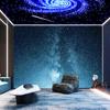 Techo de cielo estrellado Tela de pared bar Decoración de caja KTV Papel tapiz Universo Espacio Café Internet tema e-sports mural hotel