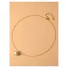 Aretes Collar Set Cobre Perla Brillante Flor No se Desvanece para Mujer Lujo Ligero Gama Alta Joyería al por Mayor Transfronteriza