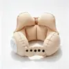 Almohada Inflable en Forma de U Corona, Almohada Plegable Portátil para Cuello, Almohada Inflable para Viajes de Negocios, Viajes y Siestas en Avión, Venta al por Mayor