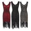 Vestido Retro de Lantejoulas com Franjas 1920, Vestido com Franjas Bordadas, Vestido Popular de Banquete de Luxo da Amazon