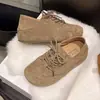 Sapatos Birkenstock Retrô para Mulheres 2025 Outono Novos Versáteis Casuais Sapatos com Solado Plano para Treinamento Moral Sapatos com Solado Macio Sapatos Preguiçosos de Feijão