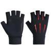 Guantes de protección solar de seda de hielo de primavera y verano para mujer, guantes transpirables de alta elasticidad para pesca, conducción al aire libre, guantes de dos dedos expuestos