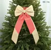 Nuevo colgante de lazo grande de cinta de Navidad para decoración de habitaciones, arreglo simple de lazo para fiesta de cumpleaños, decoración colgante de escena