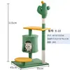 Estrutura de Escalada para Gatos Personalizada de Fábrica Atacado Ninho de Gato Árvore de Gato Estrutura de Escalada de Gato de Luxo Integrada Multi-Camada Plataforma de Salto para Gatos