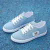 Zapatillas Blancas 2026 Nuevo Modelo Zapatos de Mujer Verano Delgados Versátiles Primavera y Otoño Zapatos de Lona Estilo Coreano Transpirables de Caña Baja Planos para Mujer