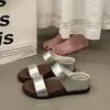 Sandalias de cuña de moda y cómodas para mujer, nuevo estilo de verano 2026, que aumentan la altura, retro, versátiles, adecuadas para ir al trabajo, sandalias sin cordones