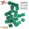 Pingente de Trevo de Quatro Folhas de Ágata Verde Natural Pulseira de Calcedônia Verde Estilo Coreano Joias Acessórios DIY Pedra Solta de Jade Atacado