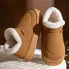 Sapatos de inverno femininos de algodão, tamanho grande, forrados com fleece, espessados para aquecimento, botas de neve, botinhas, para atividades ao ar livre, quentes e resistentes ao frio, botas de algodão com solado grosso