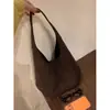 Bolso tipo cubo vintage de gamuza esmerilada estilo coreano para mujer, nuevo modelo 2026, bolso de hombro tipo tote de gran capacidad, bolso para mamá e hija para ir al trabajo