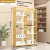 Gabinete de salón de belleza vitrina estante de exhibición de cosméticos estante de exhibición comercial de supermercado vitrina de exhibición de modelos adornos
