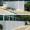 Cubierta de Unidad Exterior de Aire Acondicionado de Aleación de Aluminio Rejilla de Ventilación Cubierta Decorativa Rejilla de Ventilación a Prueba de Lluvia Malla Decorativa