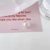 Chen Ming Acrílico Transparente Bolha Furo Reto Contas Redondas Contas Coloridas Chaveiro DIY Acessórios de Cabelo com Contas Cartão 19mm