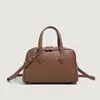 Bolsa de Mão Transfronteiriça, Bolsa Boston Simples de Grande Capacidade, Bolsa Transversal da Moda para Mulheres, Bolsa Feminina Personalizada no Atacado da Fábrica