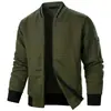 En Stock Transfronterizo Nuevo Sudadera Cardigan de Cuadros Color Sólido para Hombre Chaqueta Sudadera con Cremallera y Cuello Alto para Hombre Suministro Exclusivo al por Mayor