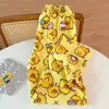 Venta directa de fábrica: Colección de otoño 2026, pantalones finos de algodón cómodos y sencillos, con adorables diseños de dibujos animados, perfectos para ropa de estar en casa y como pantalones de otoño con cuello camisero
