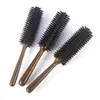 Peine de Madera al por Mayor de Fábrica de Alta Calidad Resistente a Altas Temperaturas Peine Profesional para Peinar Rizador de Cabello Peine Rodillo de Cerdas de Jabalí Peine Rizador de Masaje