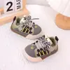 Sapatos para Crianças Pequenas Estilo Primavera e Outono Tênis Esportivo para Bebês 1-3 Anos Meninos Bebês Crianças Pequenas Sapatos Funcionais Meninas Solado Macio Sapatos Casuais
