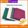 Anjichang quadrado esfregão personalizado pano escovado vegetal melão pano traseiro veludo esmeril industrial esfregão personalizado por fabricantes