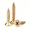 Tornillo autorroscante para paneles de pared de fibra de alta resistencia, para muebles, de madera, color zinc, M3.5