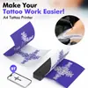 Máquina de transferencia de tatuajes HD transfronteriza portátil de impresión térmica equipo de tatuaje para documentos de oficina artista de tatuajes impresora A4