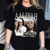 Camiseta de mujer con estampado de algodón puro de la serie 4 de figuras famosas, estilo callejero de puro deseo, top de verano para mujer con inyección directa digital
