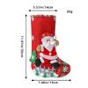 Hong Kong amor cross-border linho grande meia de Natal cerca saco de presente de Natal árvore de Natal pendurado saco de doces decorações