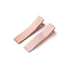 Pinza para el Cabello de Cinta de 3.5/4.7cm Cobertura Total Color Caramelo Pinza de Pato de Doble Punta Pasador Hecho a Mano DIY Accesorio para el Cabello Pinza Base Venta al por Mayor