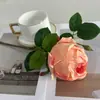 Selección Transfronteriza de Fábrica de Flores Artificiales de Rosa de un Solo Tallo para Decoración de Escritorio y Arreglos Florales