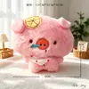 Cerdo Peluche Adorable Chirriante Autocrítico Colgante Adorno para Mochila Llavero Muñeca Venta al por Mayor