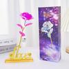 Simulación de siete colores lámina de oro de 24k caja de regalo de rosa tallo único regalo Qixi Día de San Valentín creativo cumpleaños fabricante transfronterizo