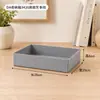 Serie de cajas de almacenamiento para ropa interior y ropa, tela no tejida, cajas organizadoras multitaladro, contenedores de almacenamiento para armario de dormitorio