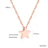 Joyería Moda Transfronteriza Europea y Americana Minimalista Acero Inoxidable Luna Estrella Cruz Cadena Clavícula Colgante Collar para Mujer Venta al por Mayor