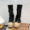 2026 Botas Longas Femininas com Design Único, Fivela e Zíper, Estilo Retrô, Solado Grosso, Aumento de Altura, Emagrecimento, Botas de Cavaleiro
