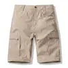 Venta Caliente Transfronterizos Hombres Ropa de Trabajo Casual para Exteriores Shorts Sueltos Multibolsillos Secado Rápido Moda Masculina Shorts de Playa Hombres