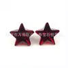 Anel Xingyongtai estrela de cinco pontas zircônia pedra solta atacado cor branca CZ artificial Hao pedra pedra principal AAA