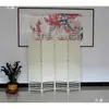 Pantalla Tejida de Enredadera de Pasto Pastoral, Mampara Plegable de Madera Maciza, de Moda para Hotel, Sala de Estar, Dormitorio, Pantalla Plegable Móvil Simple Otro