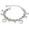 Nova Pulseira de Aço Titânio da Moda para Mulheres, Joia de Mão de Luxo Leve, Pulseiras de Casal Coreanas de Alta Qualidade, Coleção de Pulseiras Femininas